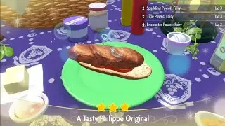 How to make a Shiny ✨ Fairy Type Sandwich using Herba Mystica (Pokemon Scarlet & Violet)