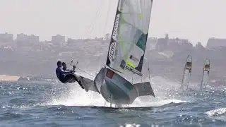 49er Sailing Jump - Outteridge & Jensen