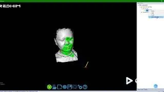 How to scan the Face by Redhim scanner --IWSCAN