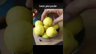 Lemon juice powder #shorts #viral #youtubeshorts #short