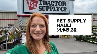PET SUPPLY HAUL! $1,149.32