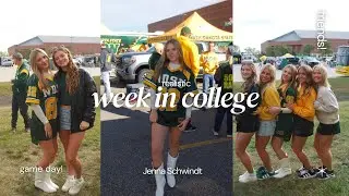 Realistic week in college!💛🏫family weekend, classes, game day, friends, etc!