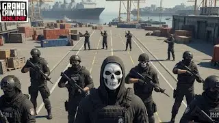 Showdown with Rebels into the port map mission GRAND CRIMINAL ONLINE 💀☠️