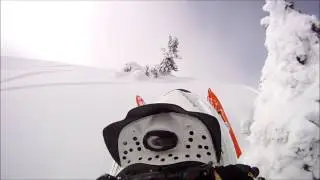 Turbo M1000 busting through the trees