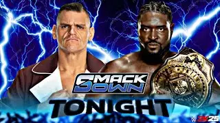 Gunther vs Oba Femi Wwe SmackDown 3 Jan 2026 Steel Cage Wwe2k25 Simulation - FULL MATCH