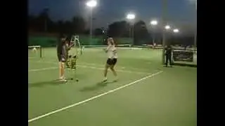 Svetlana Kuznetsova Training with Emilio Sanchez at Academy SANCHEZ-CASAL 2004/05