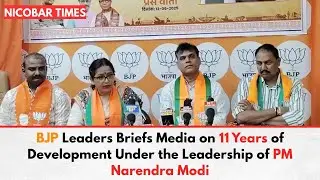 BJP Leaders Briefs Media on 11 Years of Development Under the Leadership of PM Narendra Modi