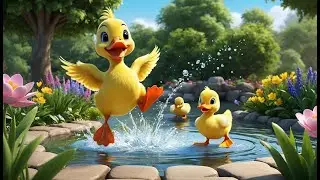 Ducky Wings Go Flap, Flap, Flap! | Fun Duck Song for Kids | Flappy Animal Action Rhyme