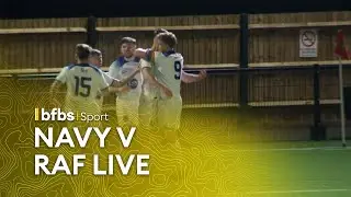 Royal Navy v RAF LIVE | Inter Services under-23 football