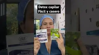 Detox capilar, elimina toxinas para lucir un cabello sano👌#detox #esfoliante #capilar #hair