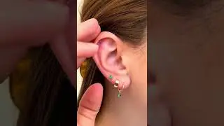 Earthy Elegance in 14k Gold: Why Our Emerald Ear Stack Steals the Show✨