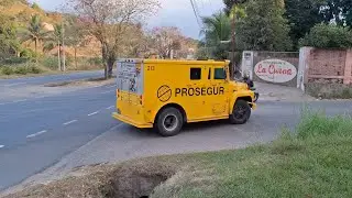 Camión con dinero pasando sobre la carretera más peligrosa de El Salvador 🇸🇻 