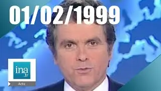 20h Antenne 2 du 1er février 1999 | Georges Bush invité du journal | Archive INA