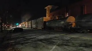 CCH SD40-2 #3350 Mahrt Turn Streetrunning early this morning.