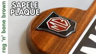 Making A Plaque For An Outdoor Vehicle Registration Number Plate