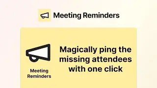 Meeting Reminders Lifetime Deal: Stop waiting in meetings | Oncely