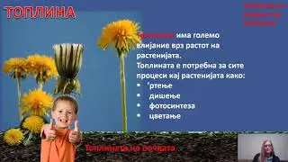 V одделение - Природни науки - Фактори за растење на растенијата