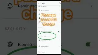 Phonepe Password change | how to change password in phonepe | phonepe password kaise change Kare