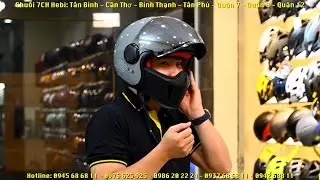 Nón 3/4 có thể lắp thêm hàm - bạn thích Zeus 613B hay EGO E5 hơn?