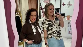 Gemma y Mar con estampado print vaquil!!!! Tendencia total chicas fly🛍️🛍️🛍️