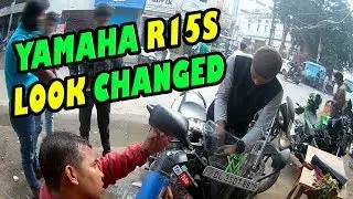 Yamaha R15s Look changed | Wrapping and Sticker Timelapse