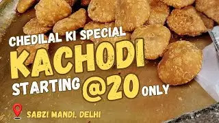 ₹20 Mein Full Taste! Chedilal Ki Famous Kachori 😋 | Aloo Sabji & Methi Chutney Combo | #chillitadka