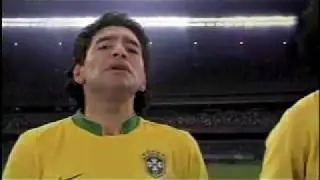 Maradona's Dream to play in Brazil Team