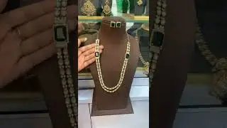 Diamond replica 2 layered Necklace #kanmani