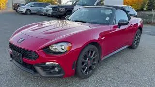 🔹 2017 Fiat 124 Spider Abarth📍 54,576 kms | Stk # HU125088B