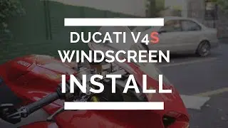 Ducati V4 Windscreen Install
