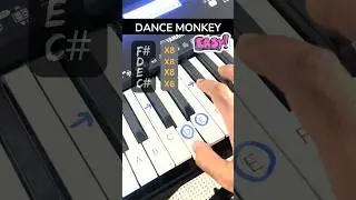 Dance Monkey #tutorial #piano #pianotutorial #pianolessons #dancemonkey #easy
