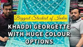 More than 25 colours only on KHADDI GEORGETTE 😳😳❤️❤️
