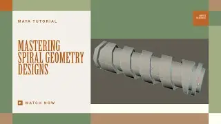 Design Spiral Geometry in Maya Like a Pro! | Complete Walkthrough