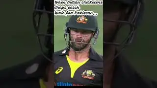 India VS Pakistan after dropping catch....#SHORTS #YTSHORTS