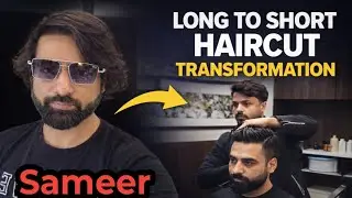Long to short haircut transformation 😊👍#trendingshorts #hairstyle #longlayerhaircut 