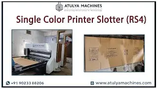 SINGLE COLOR RS4 | RS4 WITH PRINTER | AUTOMATIC PRINTING BOX MAKING MACHINE