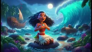 Moana's Heart in the Stormy Seas: A Brave Adventure Begins!