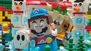 LEGO Super Mario ICE World adventure Penguin Power UP MOC!