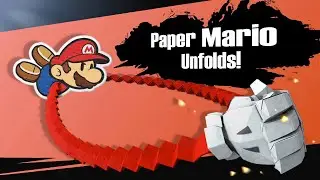 Paper Mario the Arms rep. for Smash (Paper Mario The Origami King)