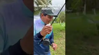 Meu 1&ordm; peixe no Fly e entrou um sacana de tambaqui kkk