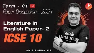 Paper Discussion English Language - English Paper📝Paper-2[ ICSE Class 10 Semester 1 ] | Amit Sir