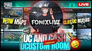 Cash Reward Wow Custom Rooms With My New Subscribers|| FonixLive Stream#wowrooms#ytstream#pubgstream