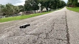 RC rocket car explosion 2 full speed