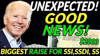 FOURTH Stimulus Check! STIMULUS CHECK CHILD TAX CREDIT! BIGGEST RAISE FOR SS, SSI & SSDI, Daily News