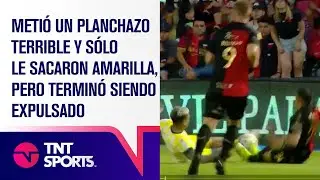 ¡ERIC MEZA metió un TERIBLE PLANCHAZO y solo LE SACARON AMARILLA 😲, pero TERMINÓ SIENDO EXPULSADO! 🟥