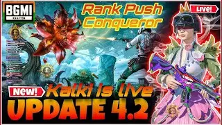 CONQUEROR RANK PUSH BGMI/PUBG UPDATE 4.2  tips & Tricks #verticallivestream #shorts #shortsfeed