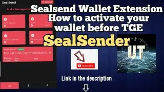 SealSend wallet activation | How to test and activate your SealSend wallet to receive your $SEAL