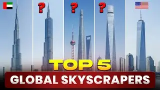 #5 Tallest Skyscrapers of World & Future No-1 Skyscraper | Now  Burj khalifa VS Jeddah Tower