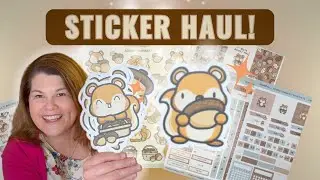 Squirrelly Acorn Sticker Haul 🐿️🍂 | Hubman & Chubgirl Fall Collection! (49)