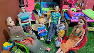 Barbie dream life Ep-45/Suman ji ka gussa/ Barbie doll daily routine life/Barbie bedtime story 